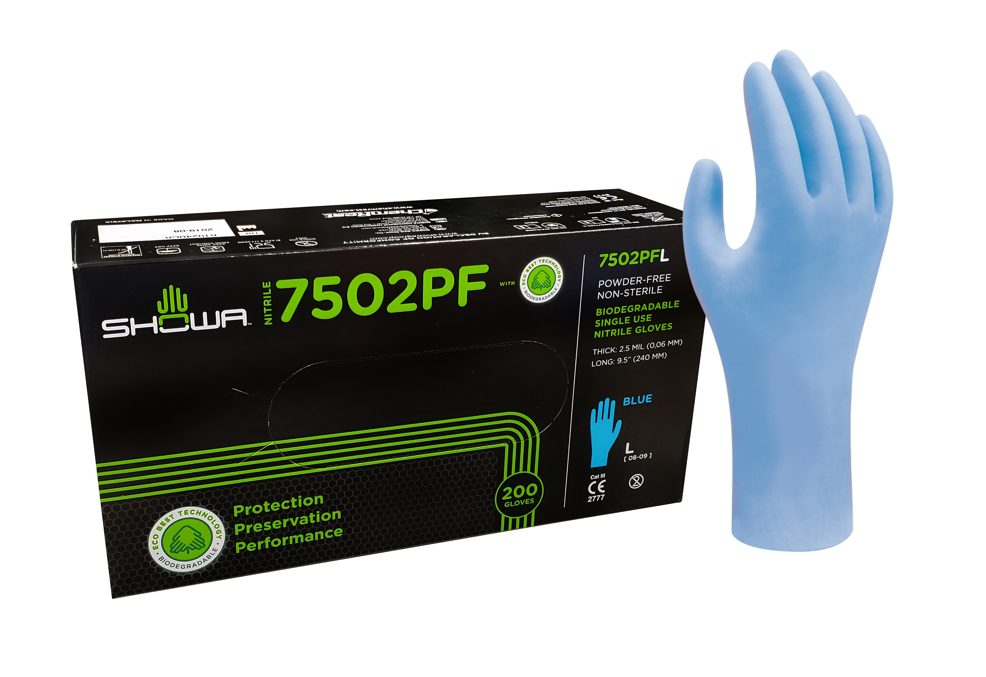 Gloves - Nitrile - Showa Biodegradable
