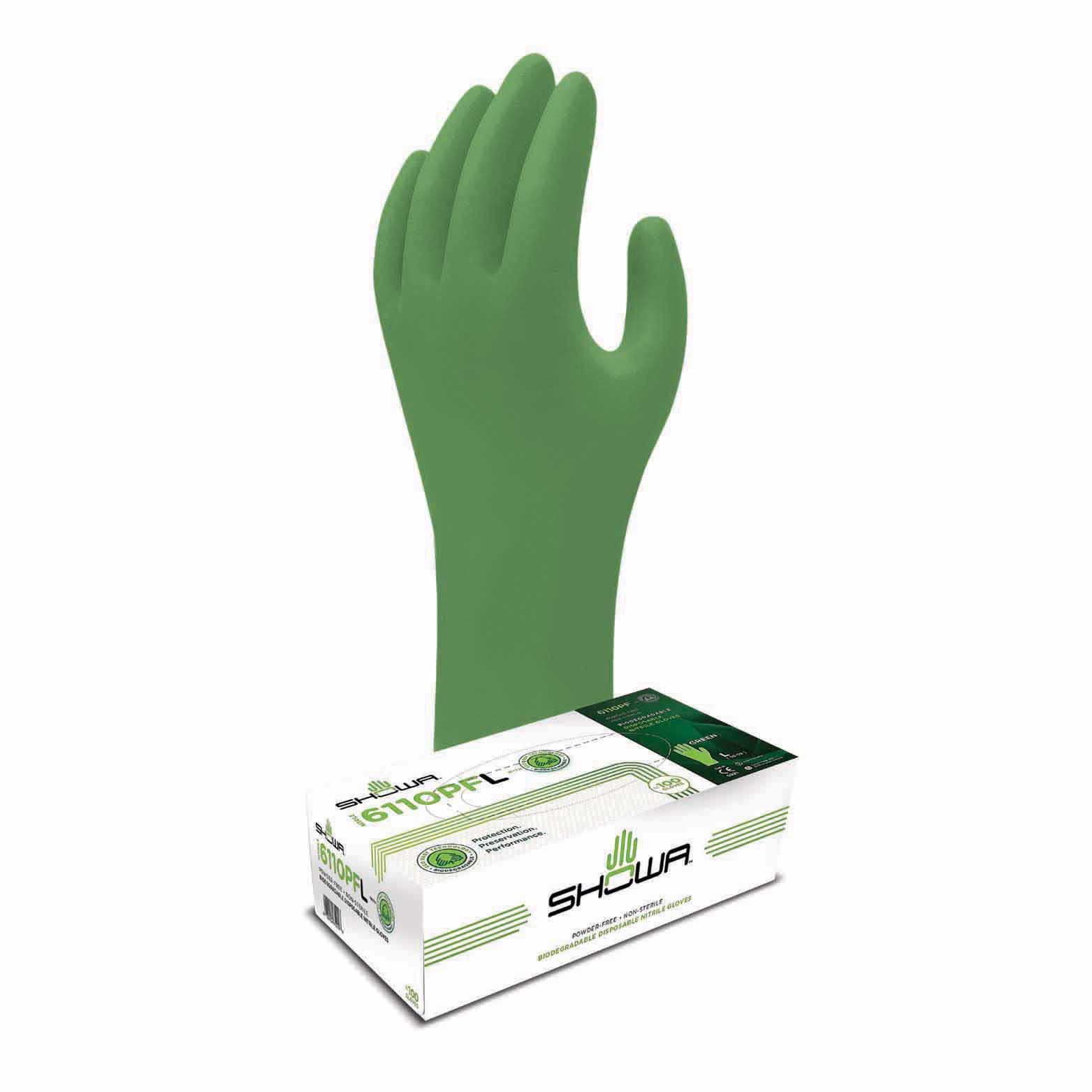 Gloves - Nitrile - Green-Dex Biodegradable
