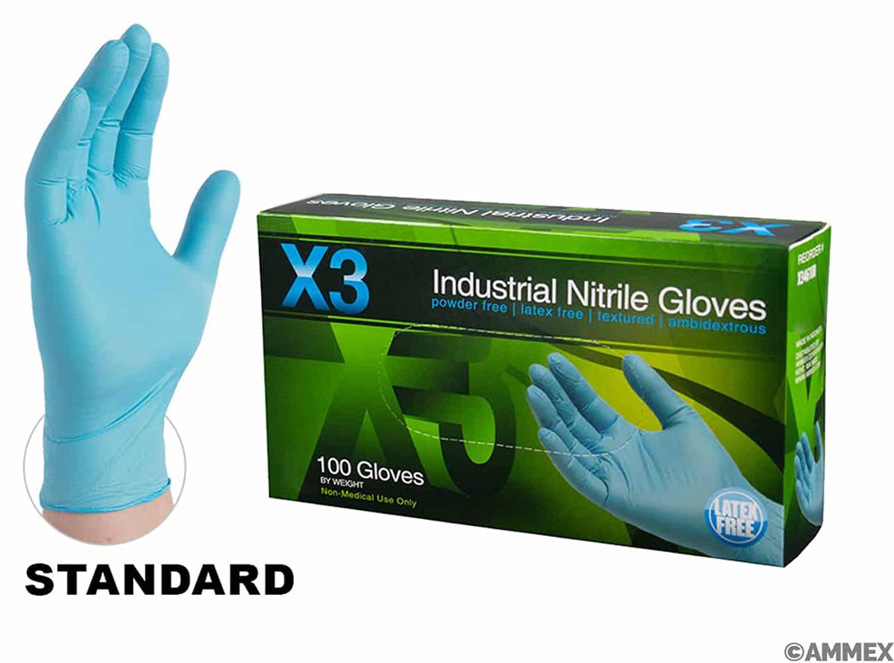 Gloves - Nitrile - X3