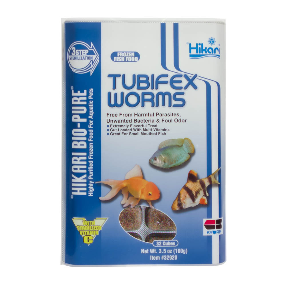 Frozen Tubifex Worms Cubes