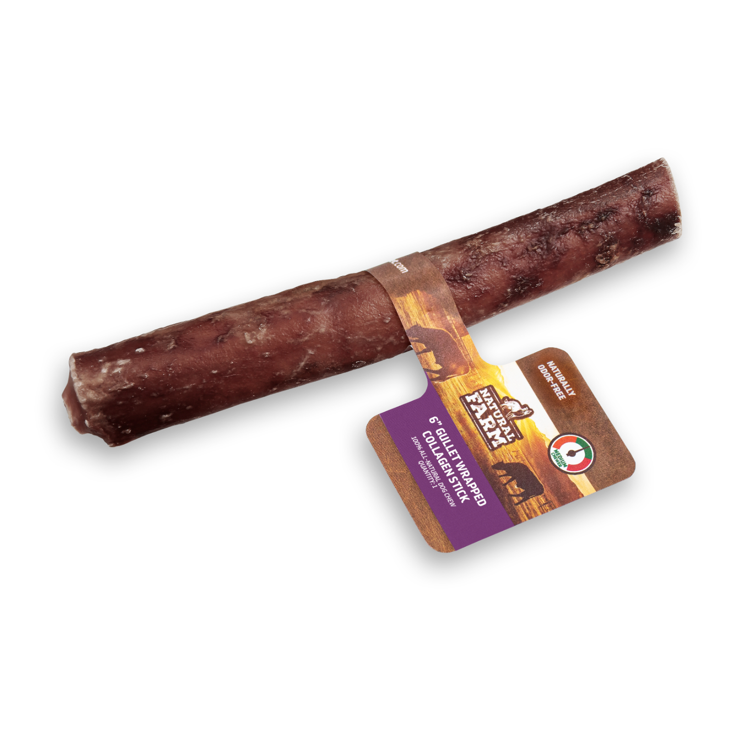 Gullet-Wrapped Collagen Stick
