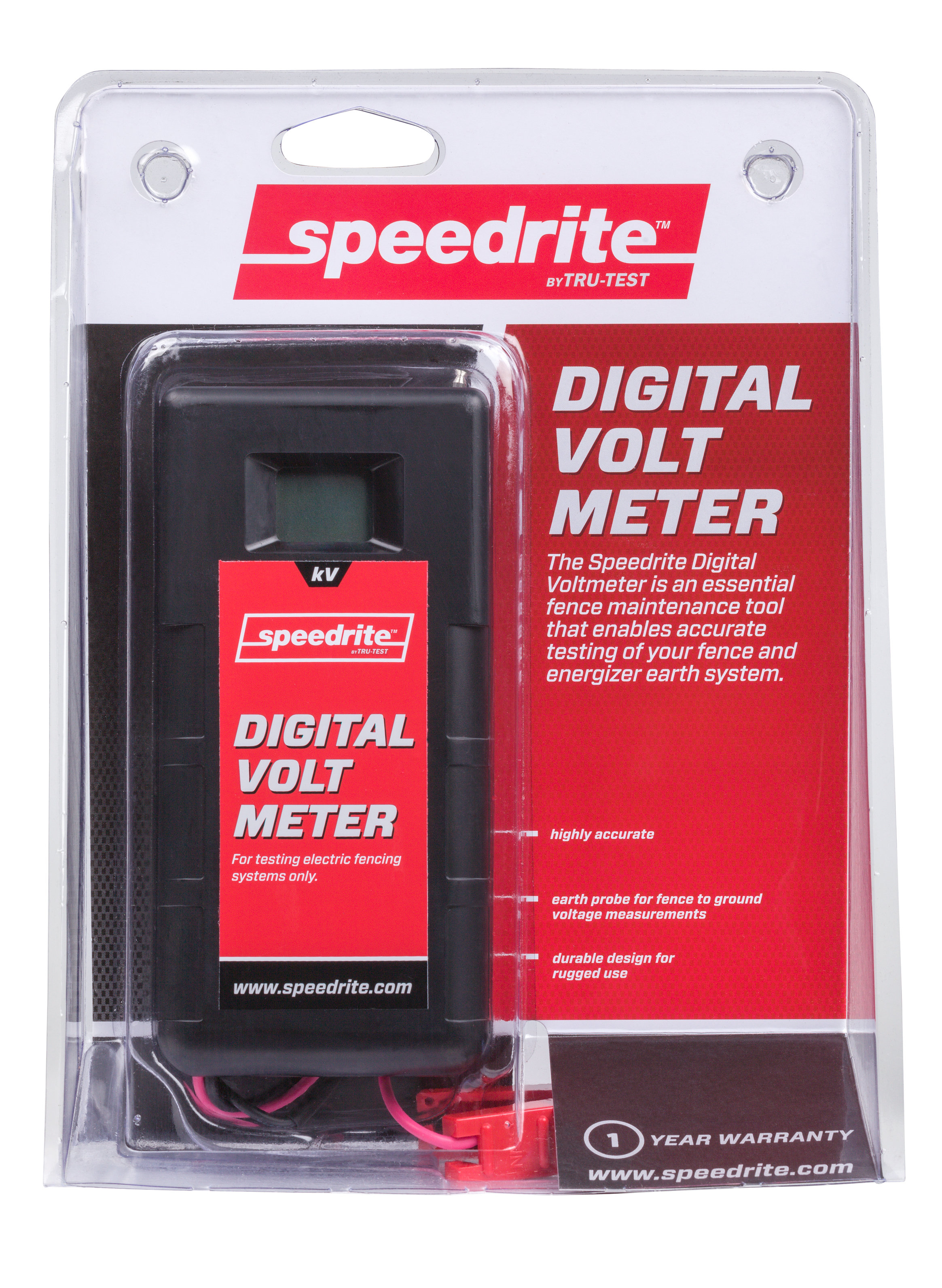 Voltmeter - Digital - with Two Clips