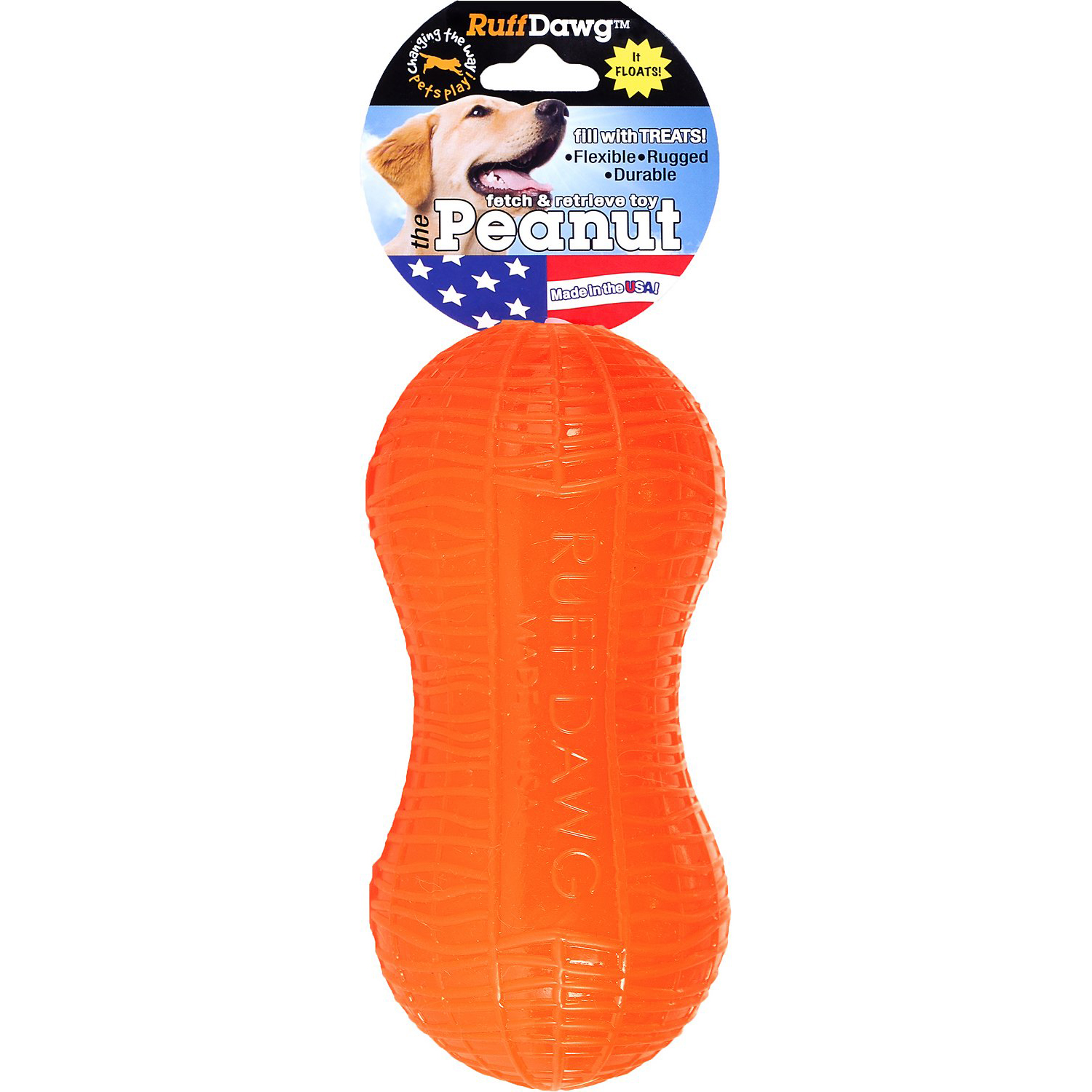 Kane Veterinary Supply Peanut Rubber Toy
