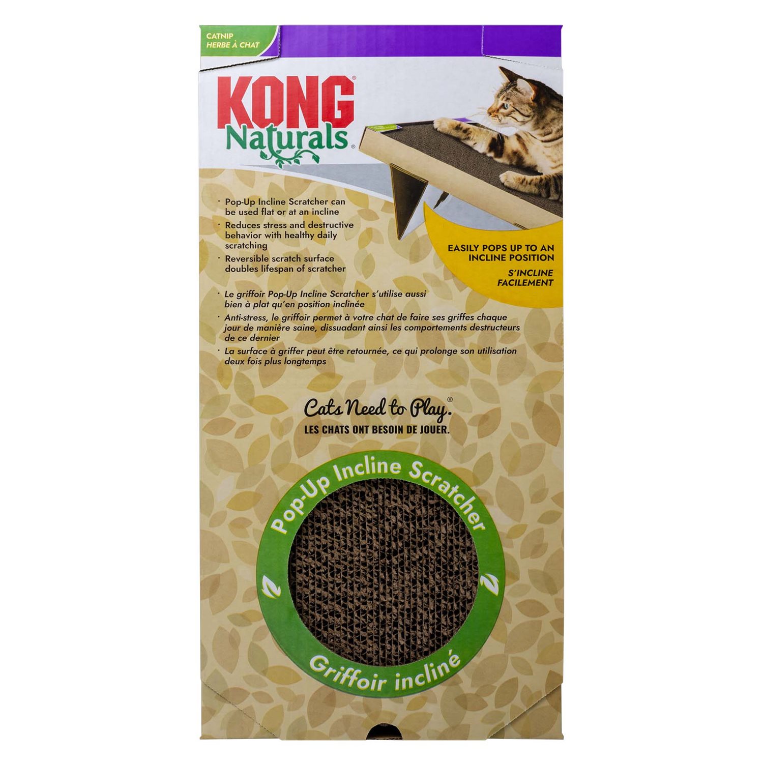 Naturals Pop-Up Incline Scratcher