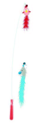 Teaser Wire Wand - Birdy & Mouse