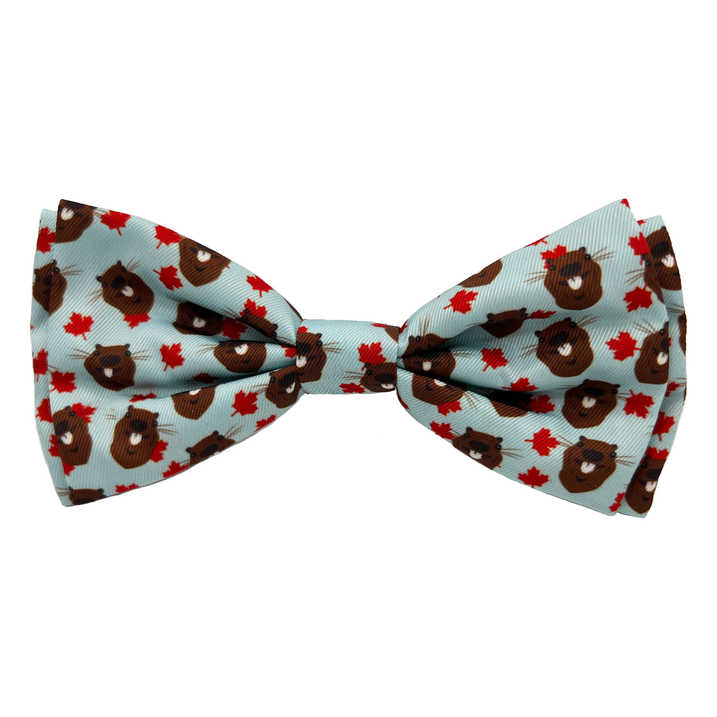 H&K Bow Tie TOSSED BEAVER WITH LEAF