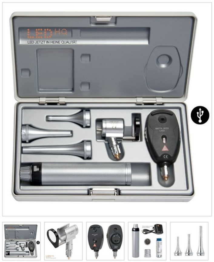 Heine LED Complete Ophthalmic and Otoscope Set – USB Cord