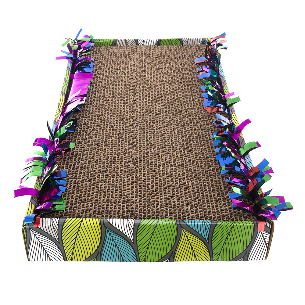 Corrugated Fance Cat Scratcher