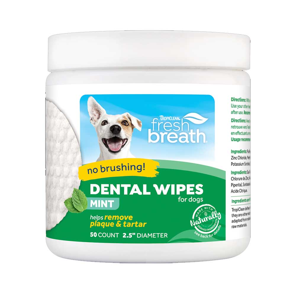 Fresh Breath No-Brush Dental Wipes