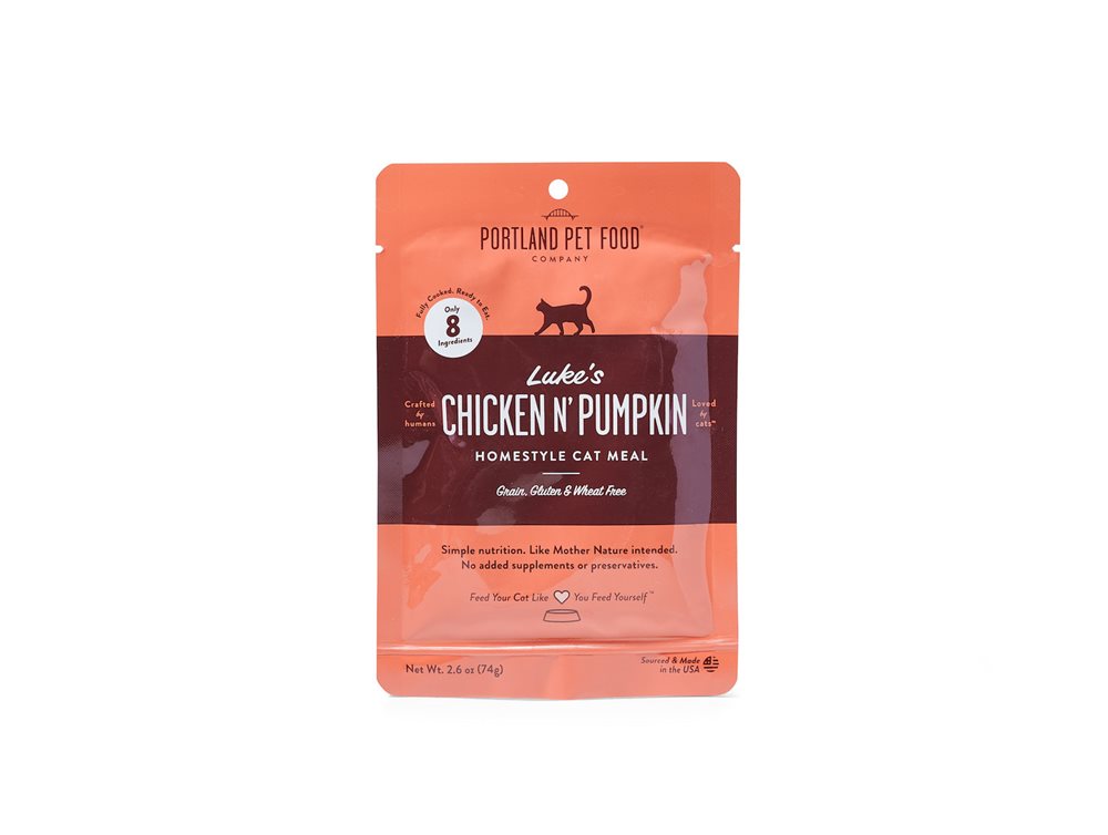 Luke's Chicken N' Pumpkin Homestyle Cat Meal