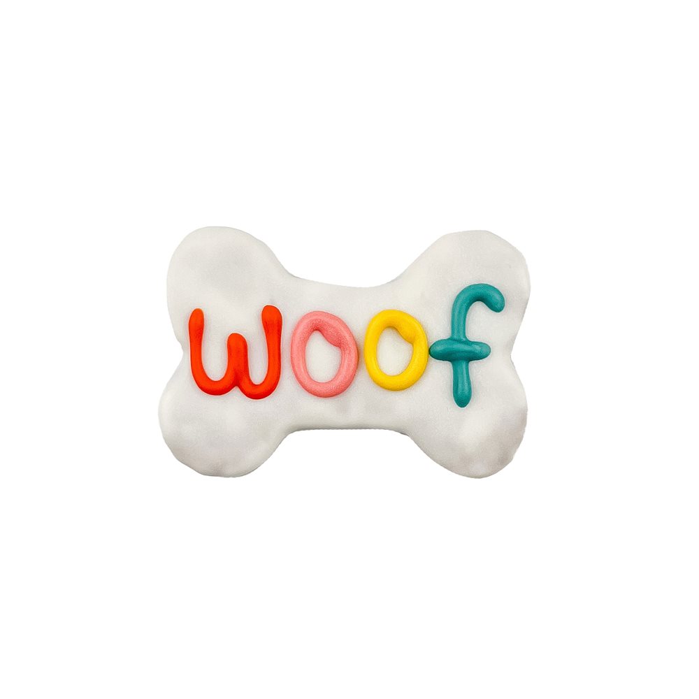 Decorated Dog Cookie - Woof Bone