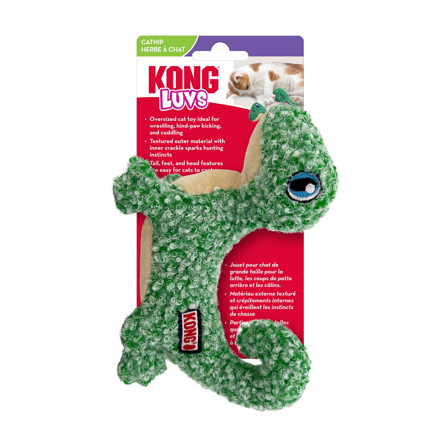 Cat Luvs Lizard with Catnip