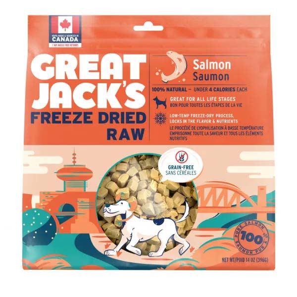 Great Jacks Freeze-Dried Raw - Salmon
