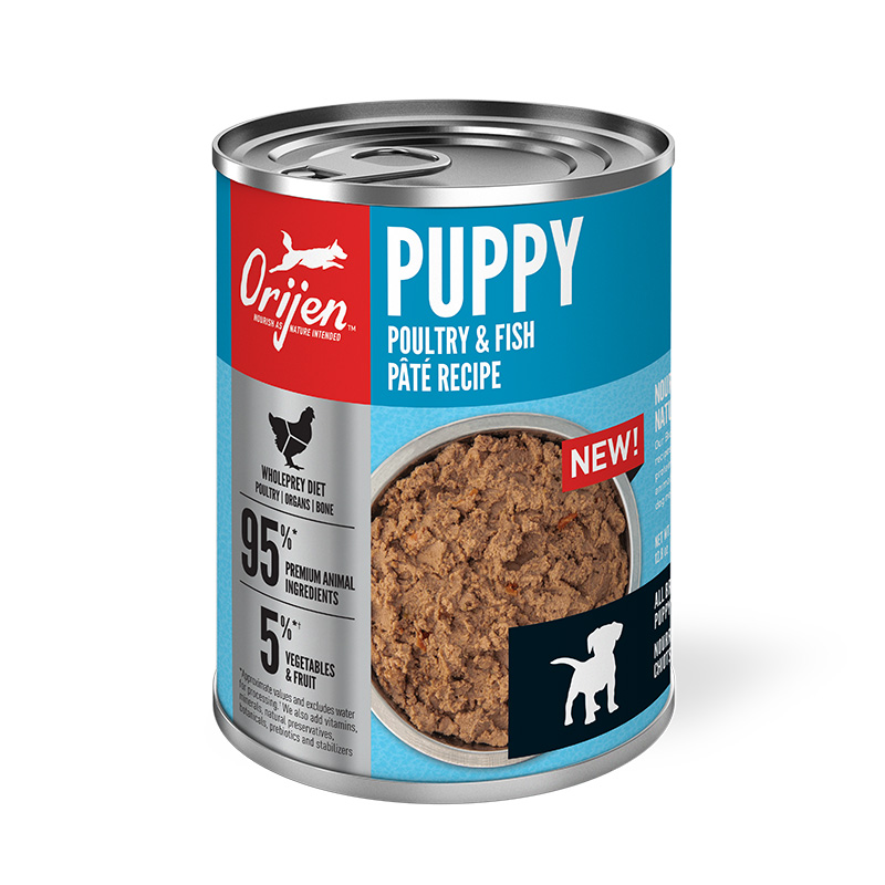 ORIJEN Wet Food - Puppy Poultry & Fish Pate Recipe