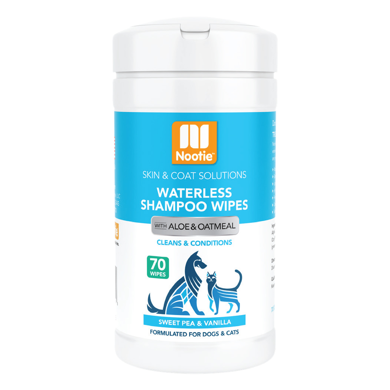 Waterless Shampoo Wipes - Sweet Pea & Vanilla