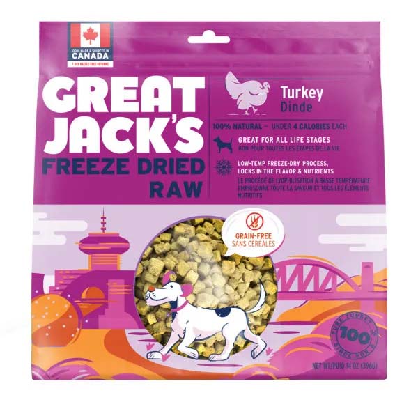 Great Jacks Freeze-Dried Raw - Turkey