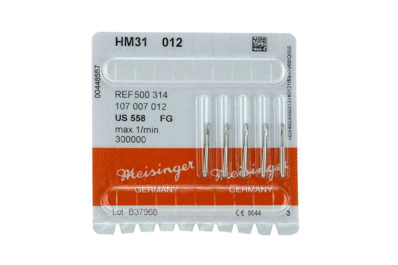 FG Straight Fissure Crosscut Bur #558