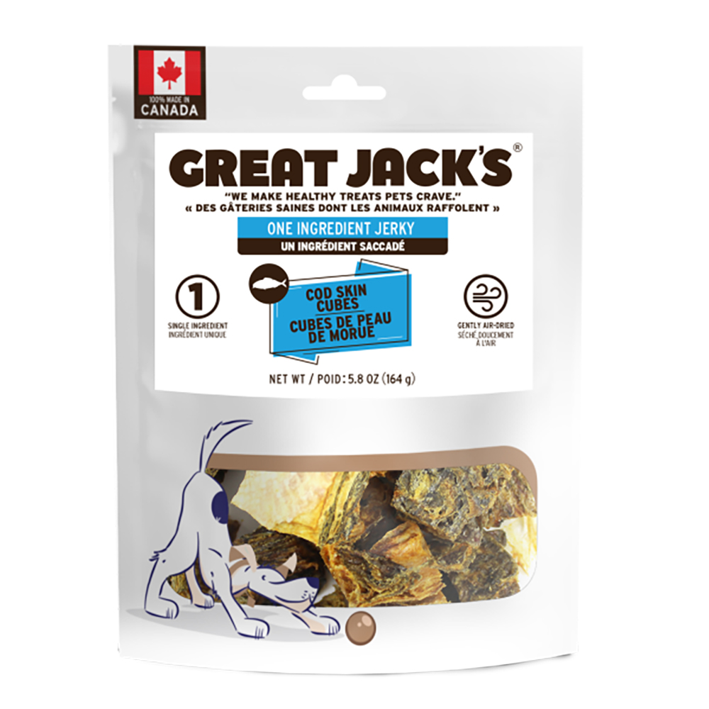 Great Jack's - One Ingredient Jerky - Cod Skin Cubes