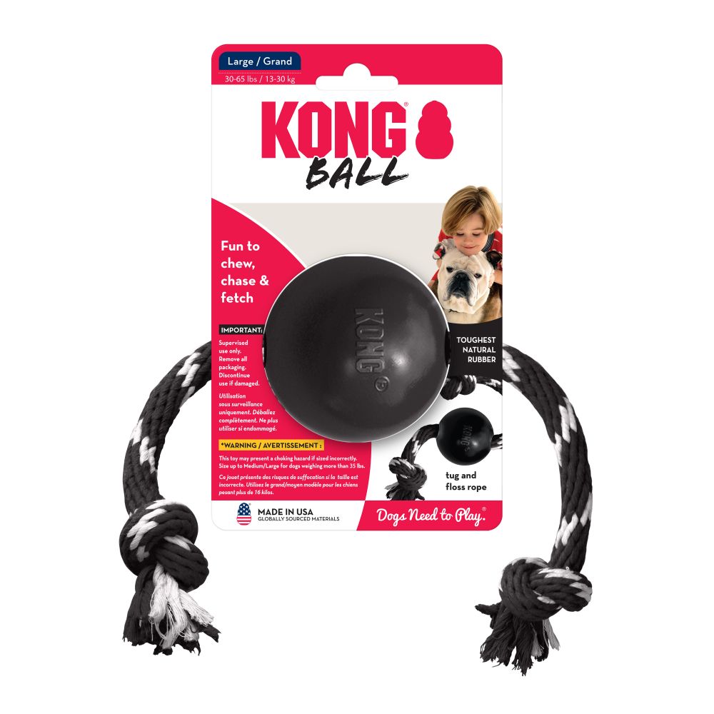 KONG Ball with Rope - Extreme