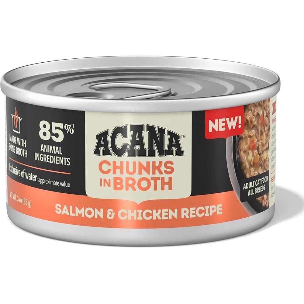 Chunks in Bone Broth - Salmon & Chicken