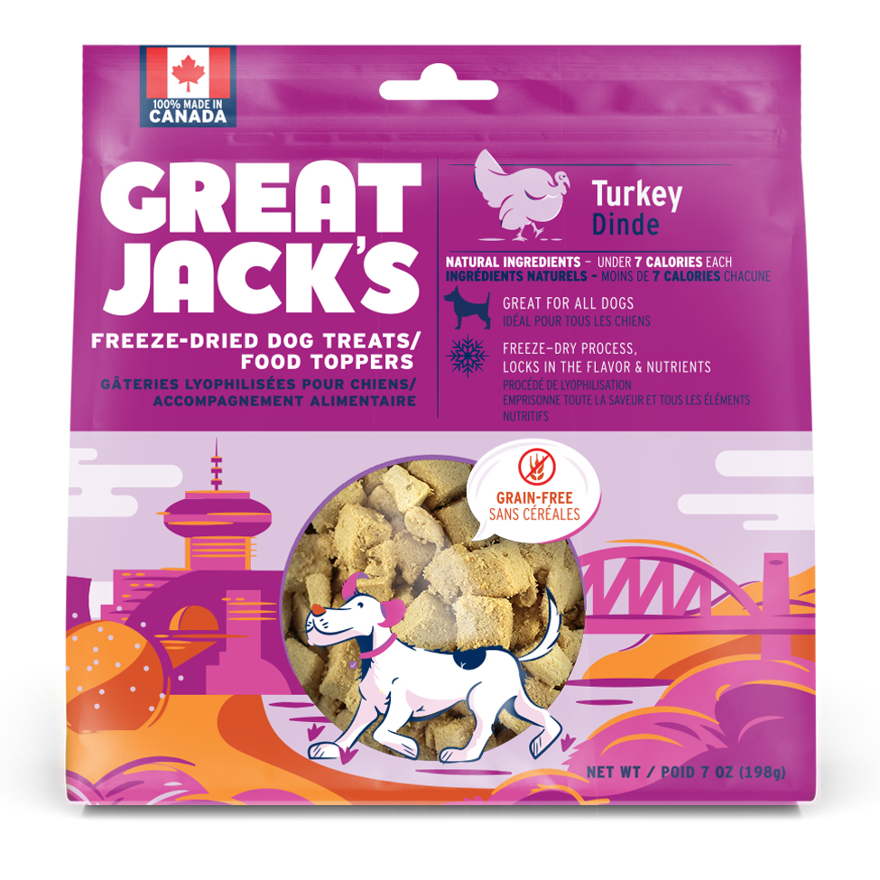 Great Jacks Freeze-Dried Treat & Food Topper - Turkey
