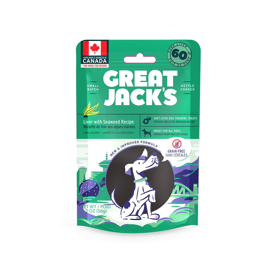 Great Jacks Liver Treats - Seaweed