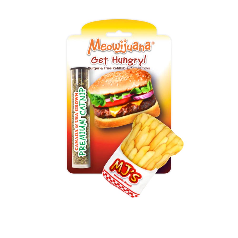 Meowijuana Get Hungry Burger &Fries