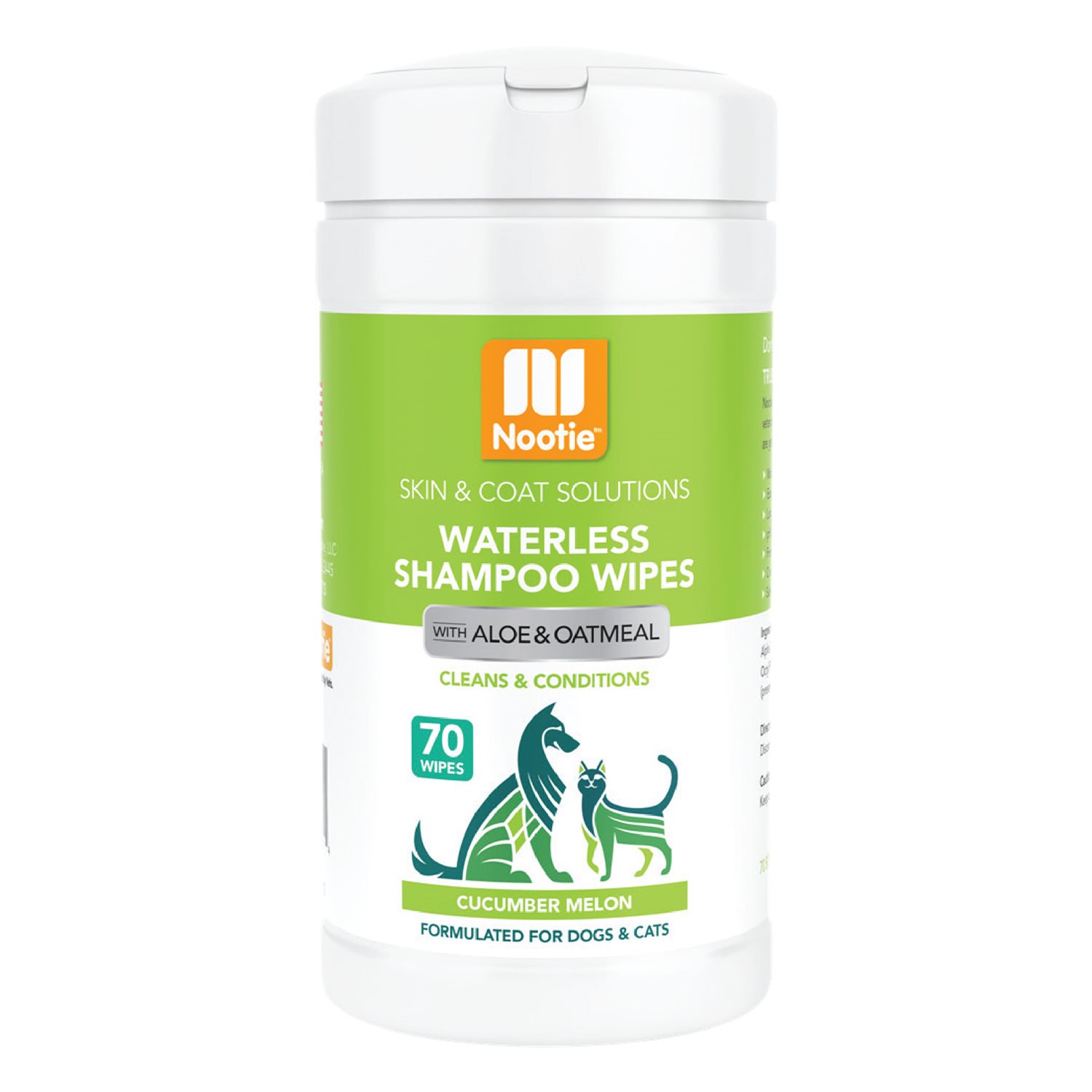 Waterless Shampoo Wipes - Cucumber Melon