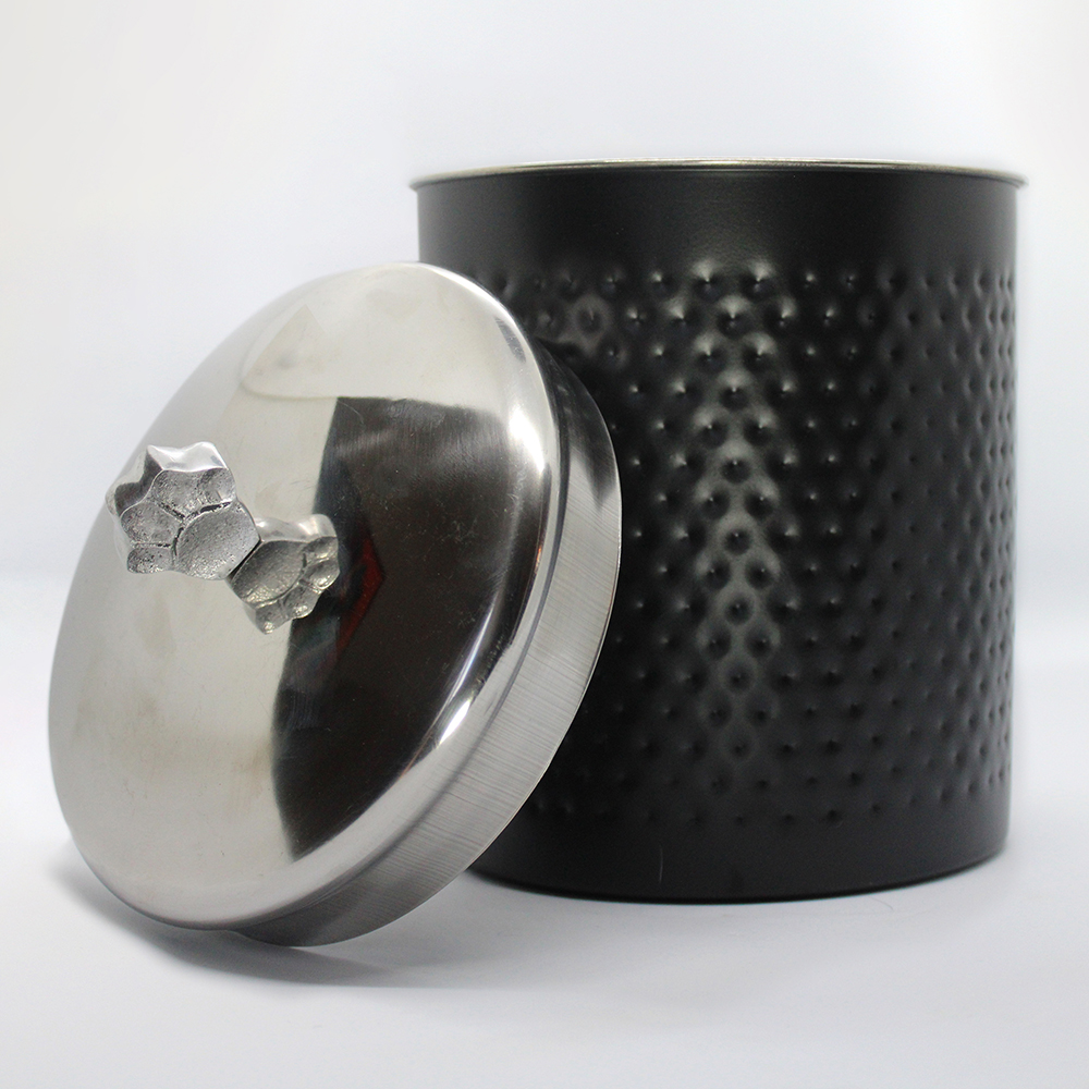 Premium Treat Jar - Stainless Steel with Handle