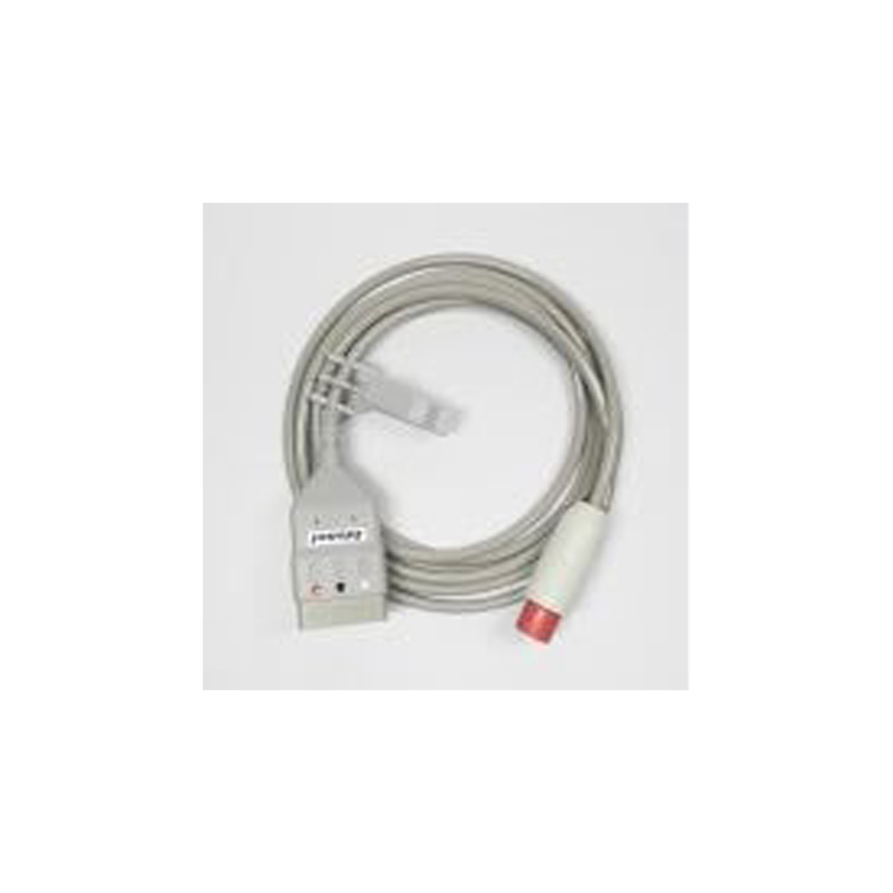 3 lead ECG extension cable - Round Connector