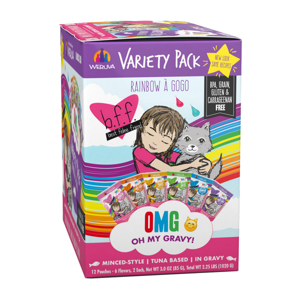 Best Feline Friend - OMG Rainbow Variety Pack - Pouch