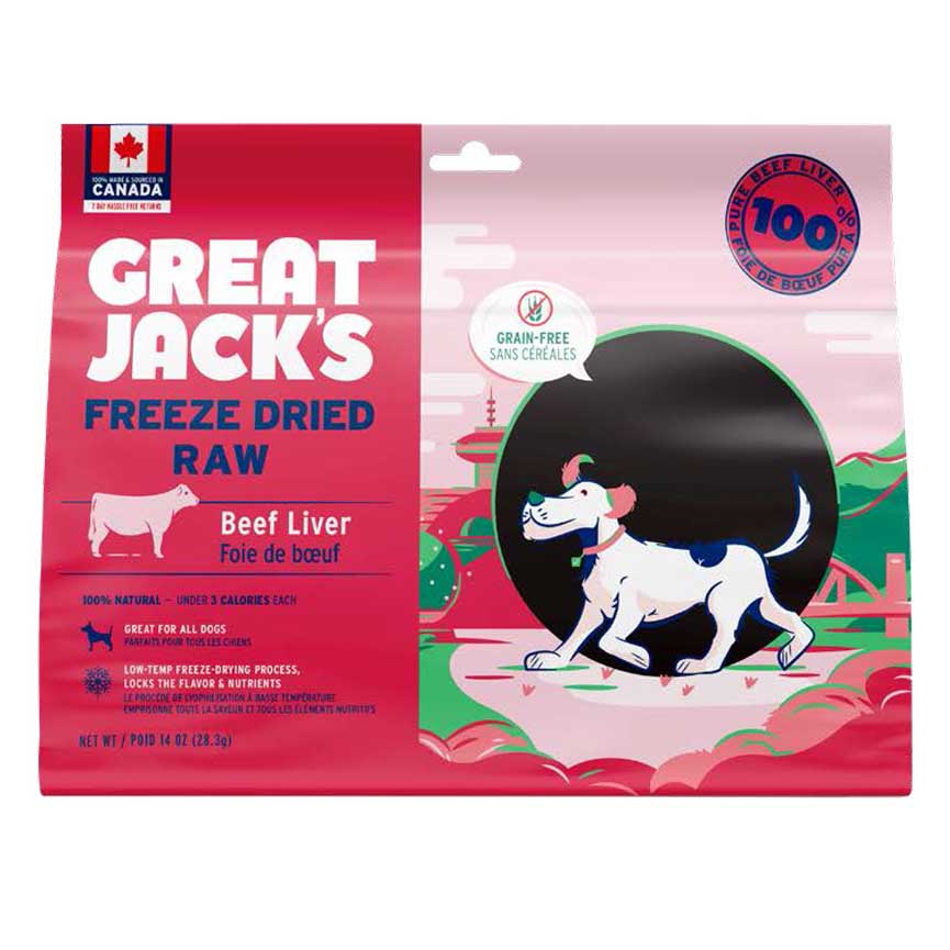 Great Jacks Freeze-Dried Raw - Beef Liver