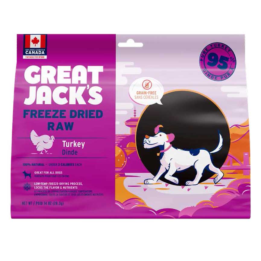 Great Jacks Freeze-Dried Raw - Turkey