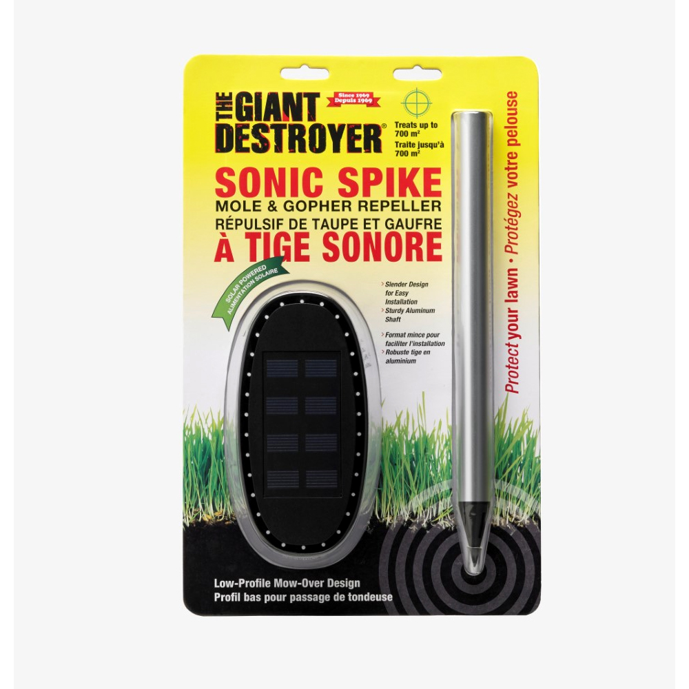 Solar Spike Repeller for Moles & Gophers