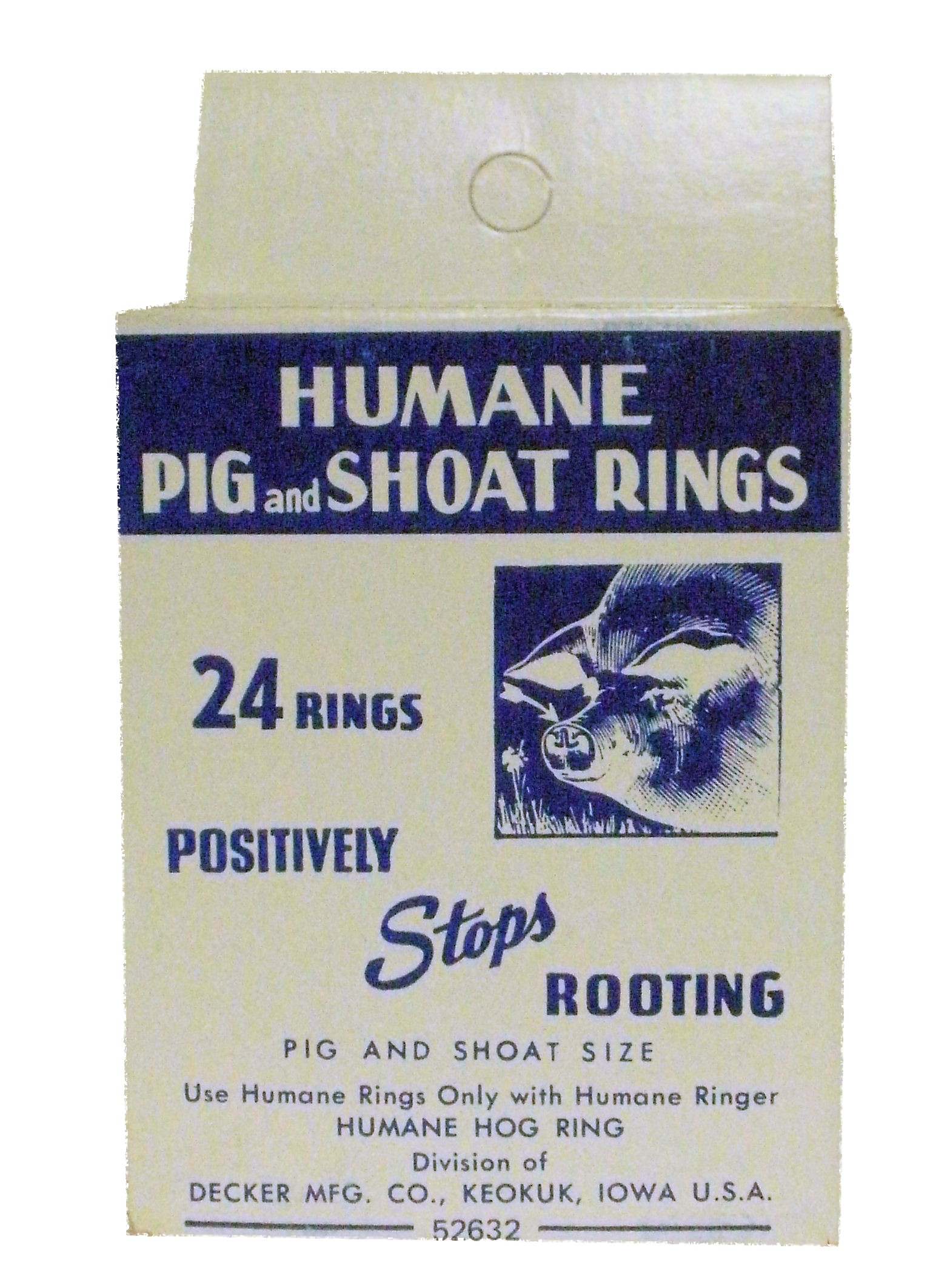 Hog Ring - Humane - Pig and Shoat