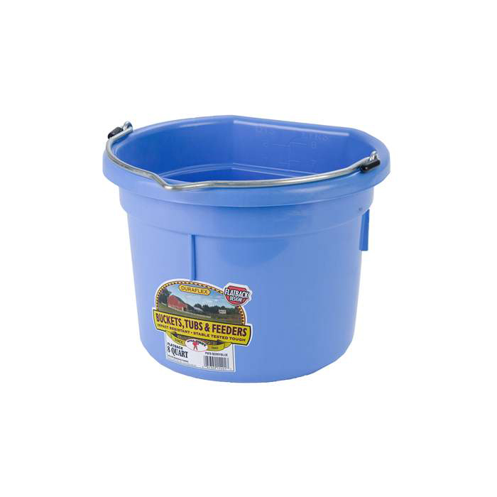 Bucket - Flat Back - 8 Quart