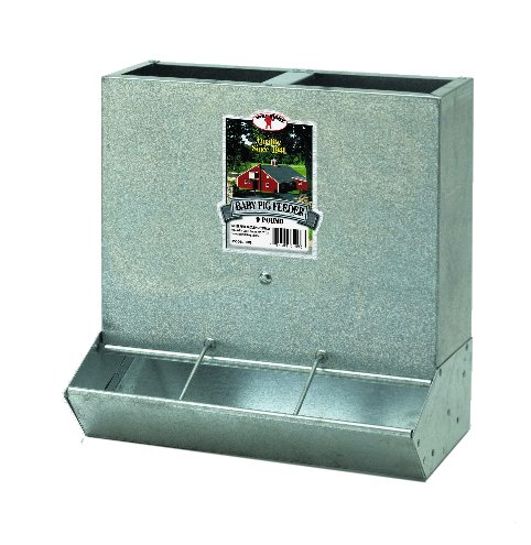 Feeder - Piglet - Galvanized - w/3 Holes