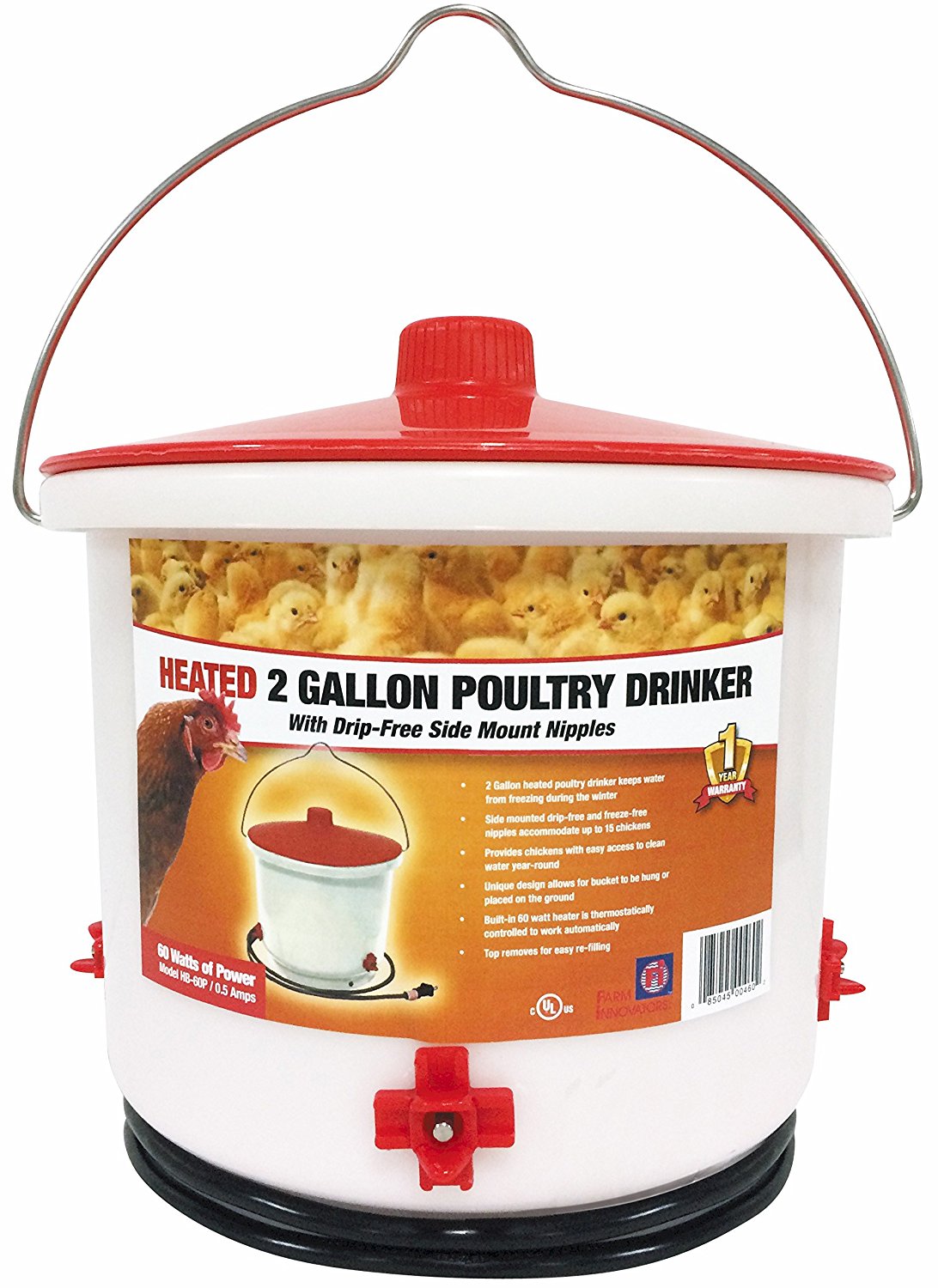 Waterer - Heated Poultry Drinker