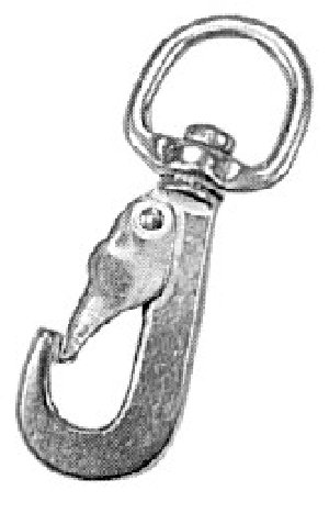 Hardware - Spring Snap with Round Swivel Eye