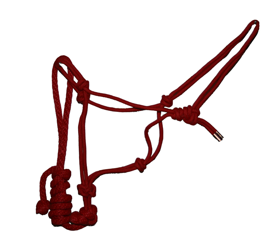 Halter - Rope - Knotted w/Lead