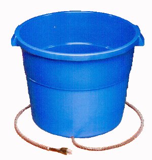 Bucket - Heated - Plastic