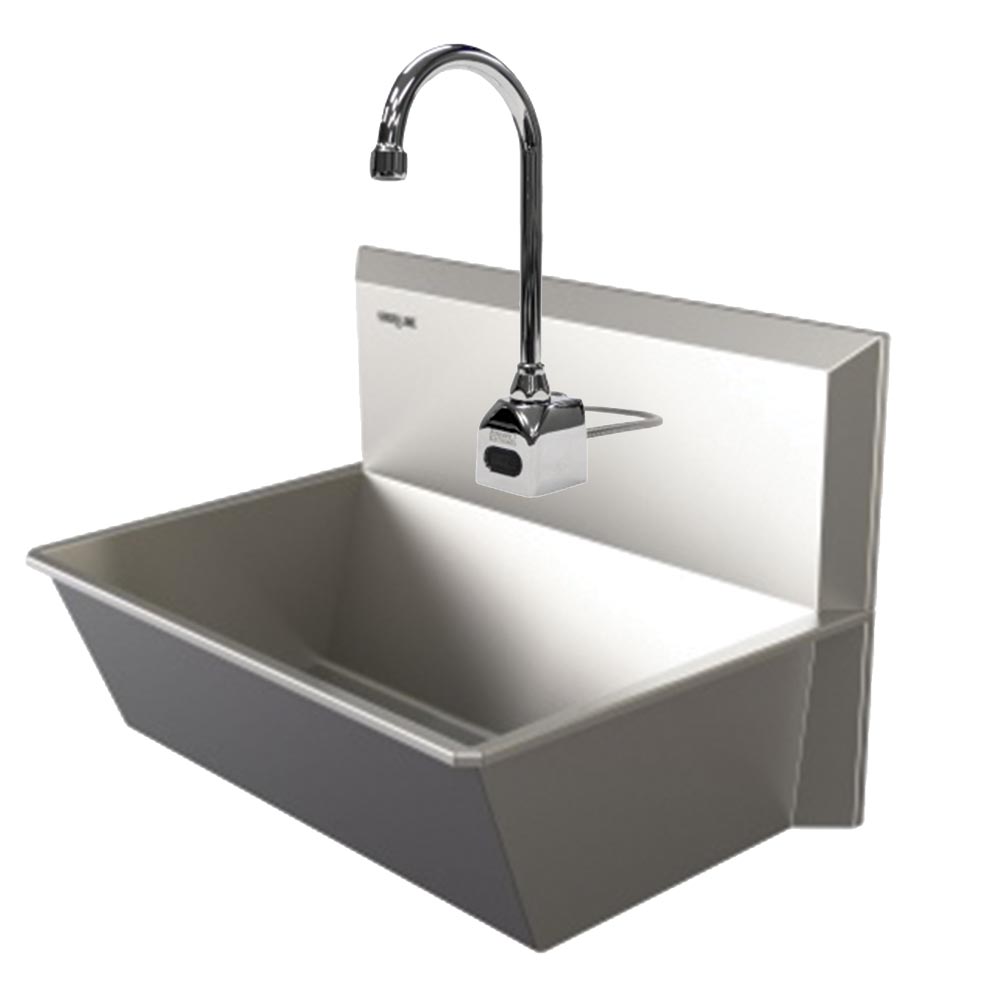 Scrub Sink with Infrared Faucet