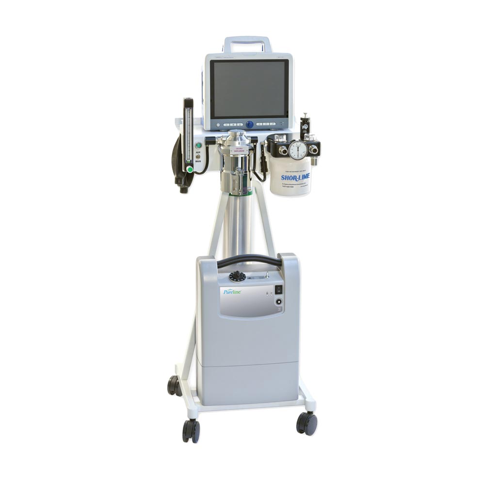 Pureline M6000 Anesthesia Machine with O2 Concentrator