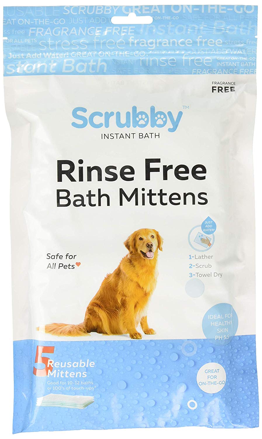 Scrubby Pet Bath Mitt