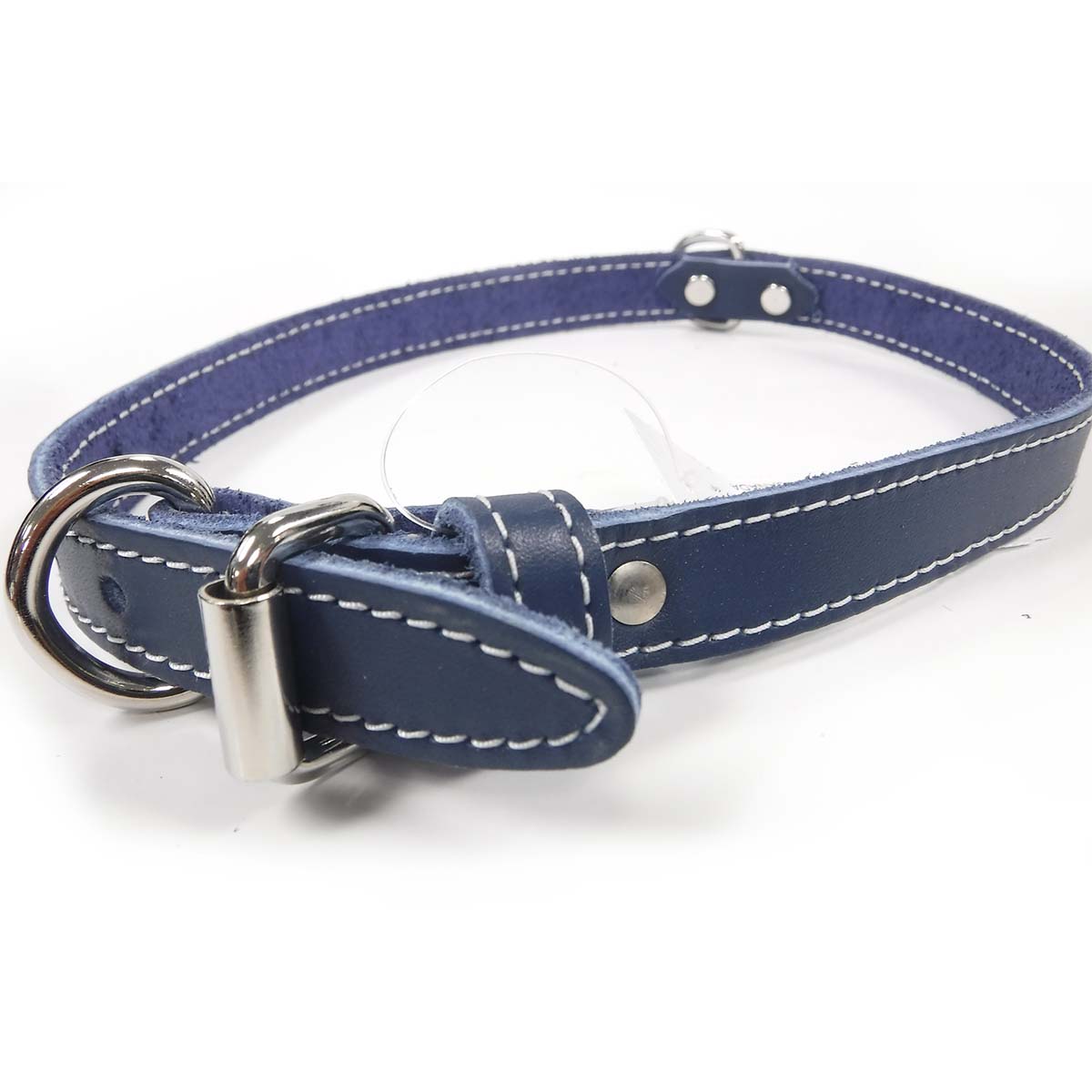 Collar - Single Leather - Blue